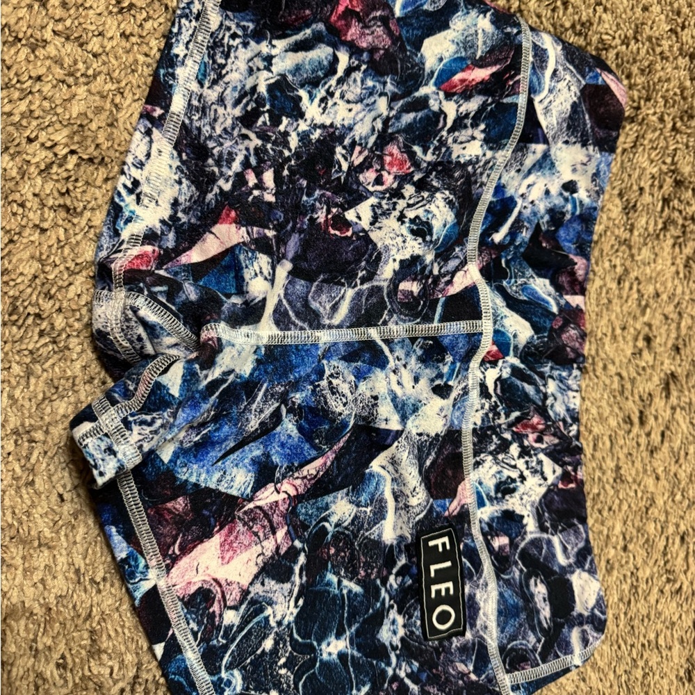 FLEO Abstract Print Shorts